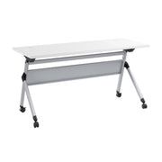 Bush Business Furniture Envision 60W Folding Training Table in White - 59.45" Width x 23.54" Depth x 29.62" Height