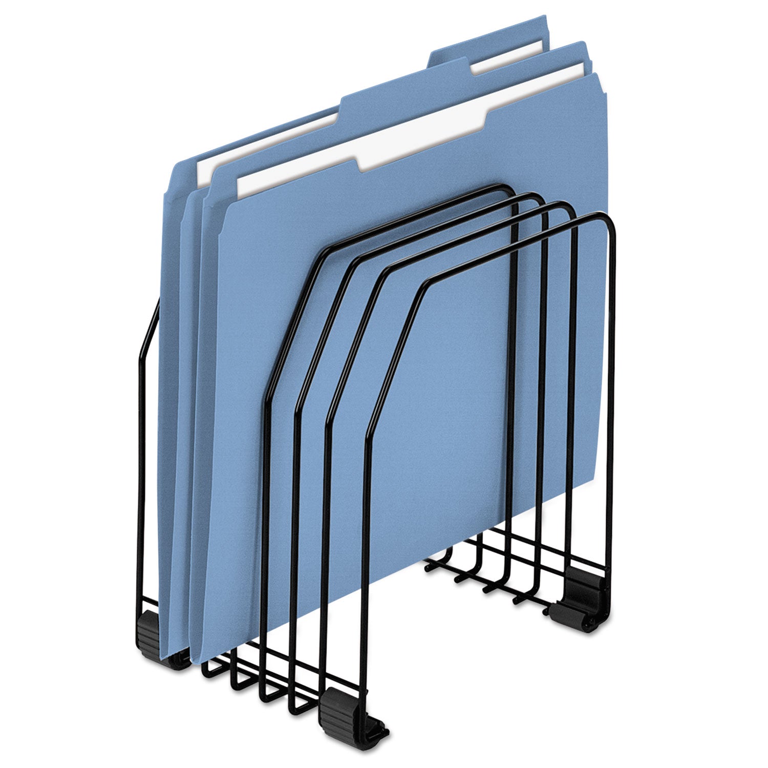 7 Compartment(s) - 8.25" Height x 7.38" Width x 5.88" Depth - Desktop - Black - Steel - 1 Each