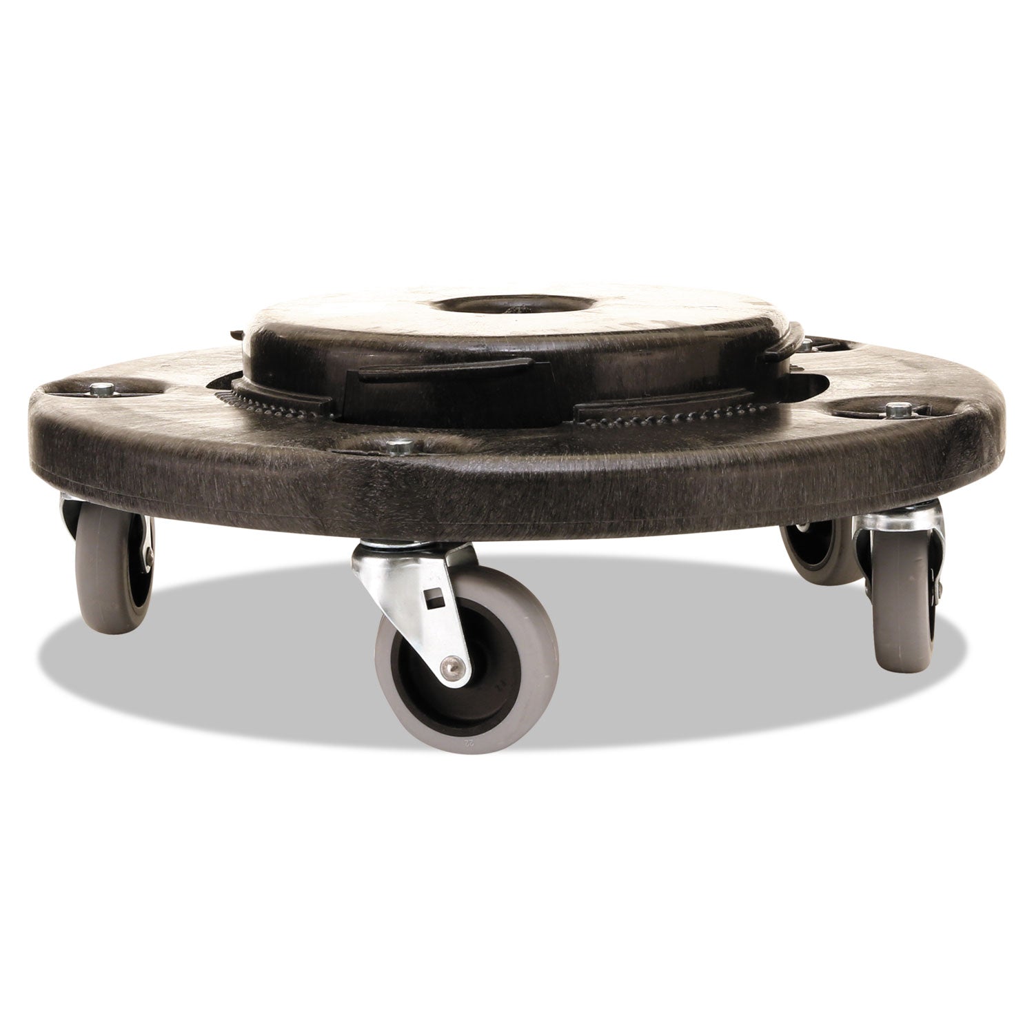 350 lb Load Capacity - 5 Casters - Structural Foam - 18.30" Width x 6.62" Height - Black - 1 Each