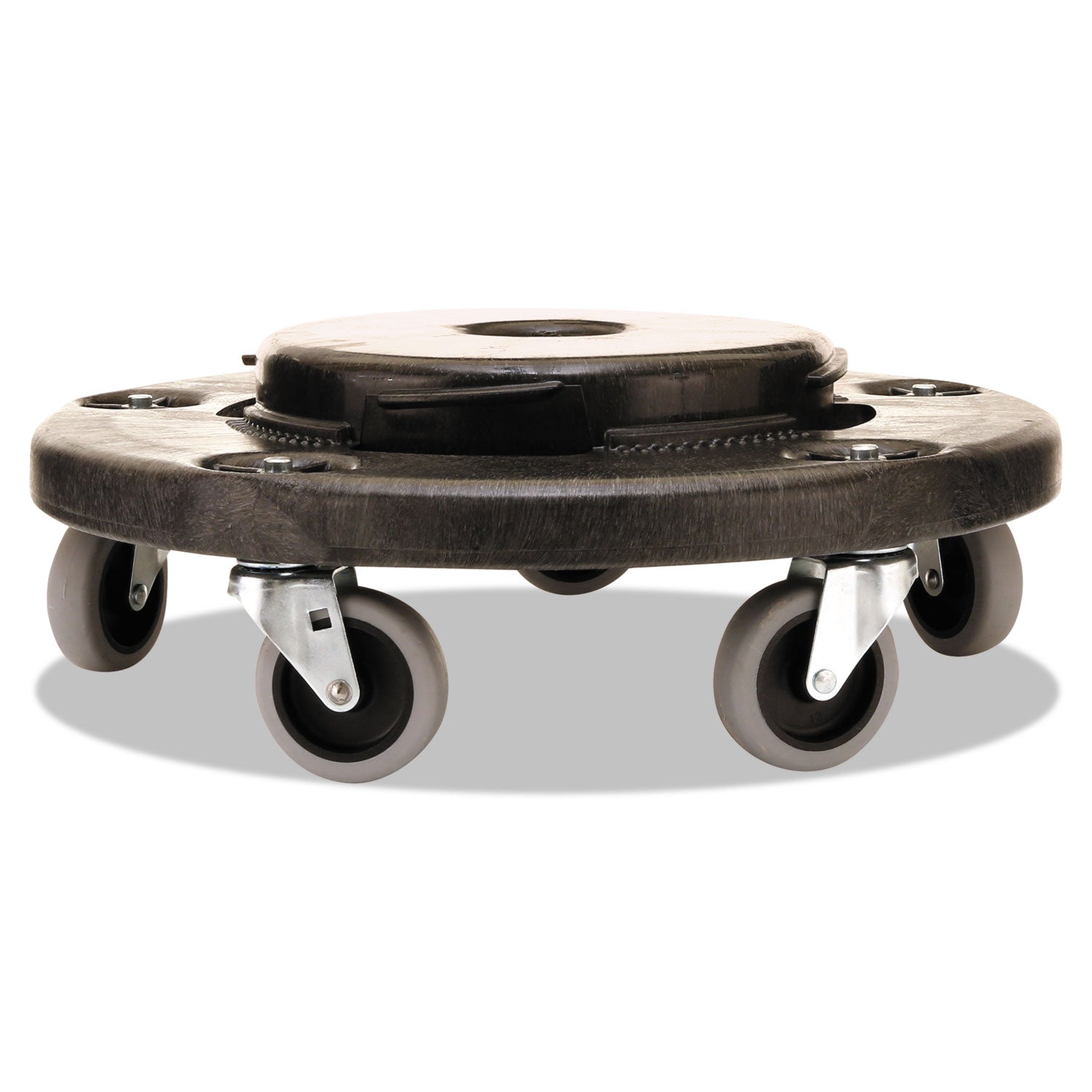 350 lb Load Capacity - 5 Casters - Structural Foam - 18.30" Width x 6.62" Height - Black - 1 Each