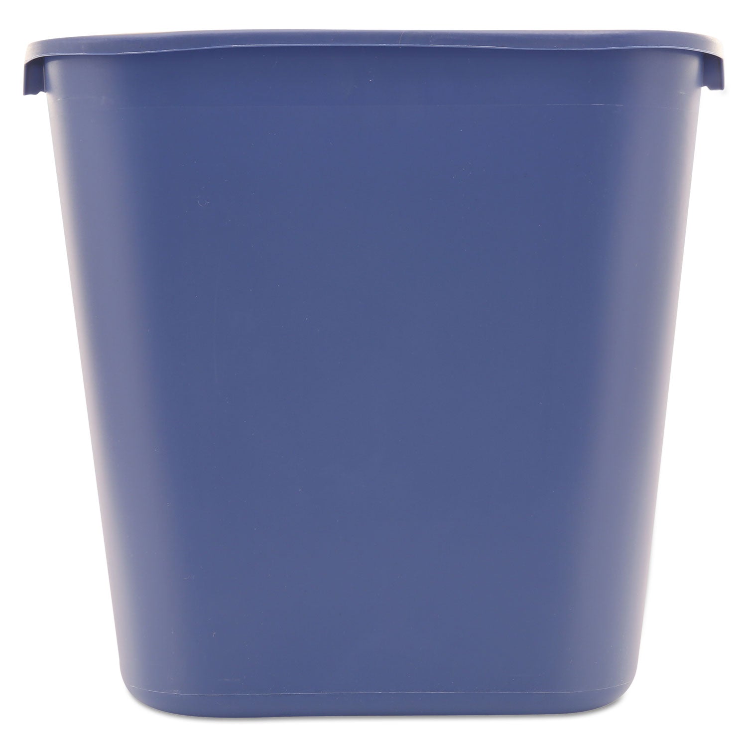 Rubbermaid Commercial Deskside Recycling Container - 7.03 gal Capacity - Rectangular - 15" Height x 14" Depth - Blue - 1 Each
