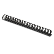Fellowes Plastic Binding Combs - 1.5" Height x 11" Width x 1.5" Depth - 340 x Sheet Capacity - For Letter 8 1/2" x 11" Sheet - Black - Plastic - 1 Pack