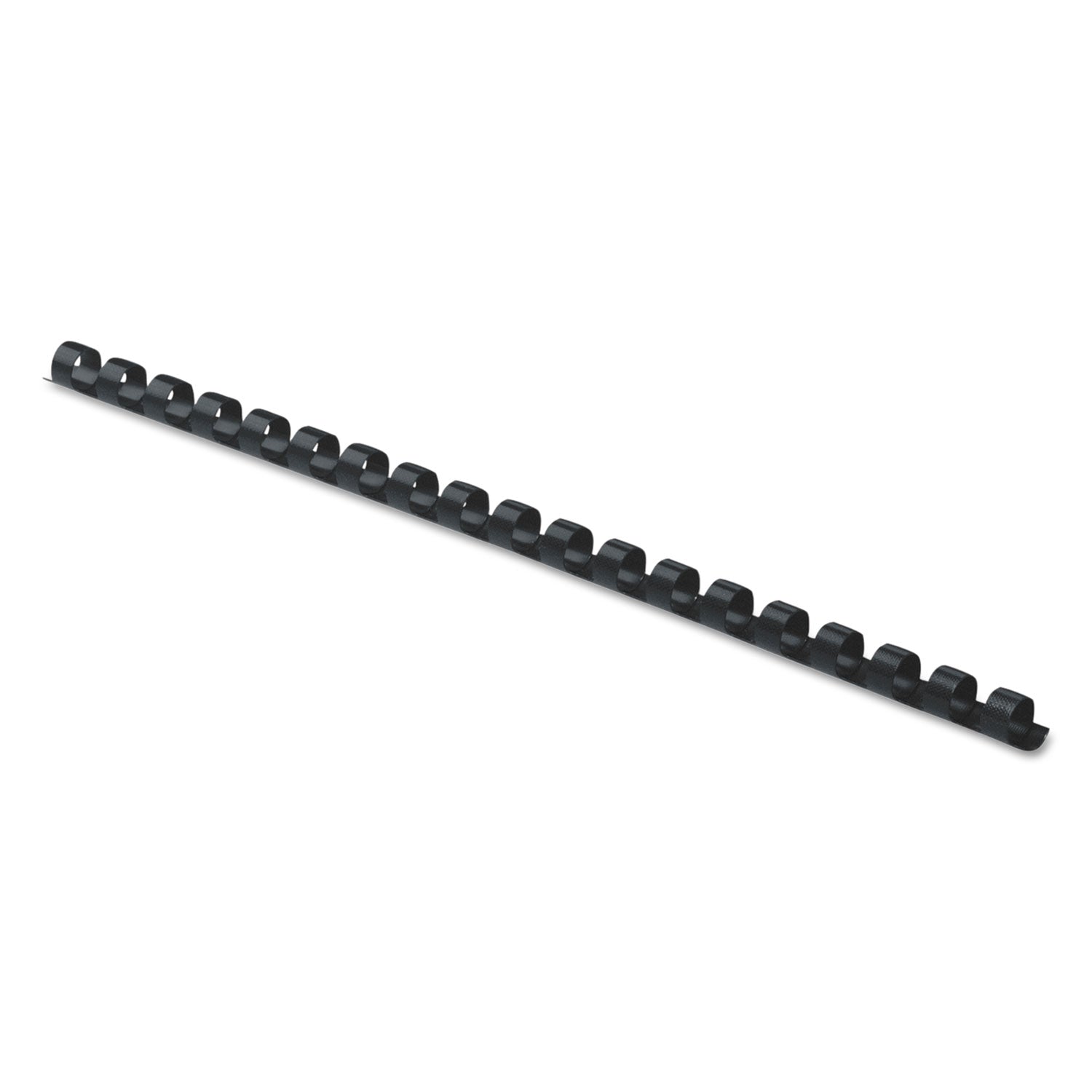 0.3" Height x 10.8" Width x 0.3" Depth - 0.31" Maximum Capacity - 40 x Sheet Capacity - For Letter 8 1/2" x 11" Sheet - Round - Black - Plastic - 1 Pack