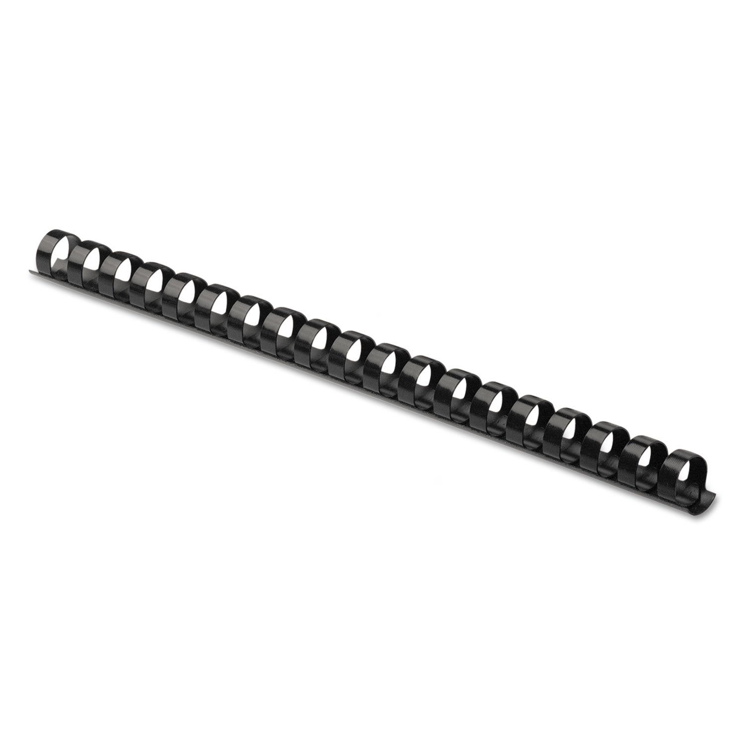 0.6" Height x 10.8" Width x 0.6" Depth - 0.62" Maximum Capacity - 120 x Sheet Capacity - For Letter 8 1/2" x 11" Sheet - Round - Black - Plastic - 1 Pack