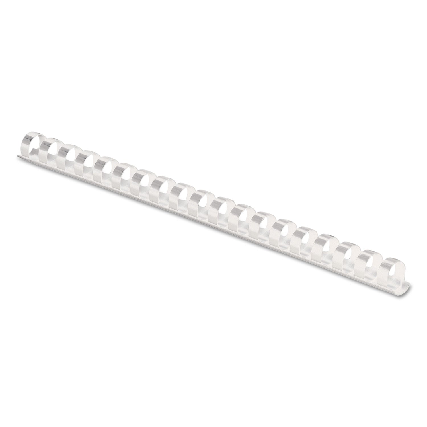 Fellowes 19-ring Plastic Comb Binding - 0.4" Height x 10.8" Width x 0.4" Depth - 0.37" Maximum Capacity - 55 x Sheet Capacity - For Letter 8 1/2" x 11" Sheet - White - Plastic - 100 / Pack