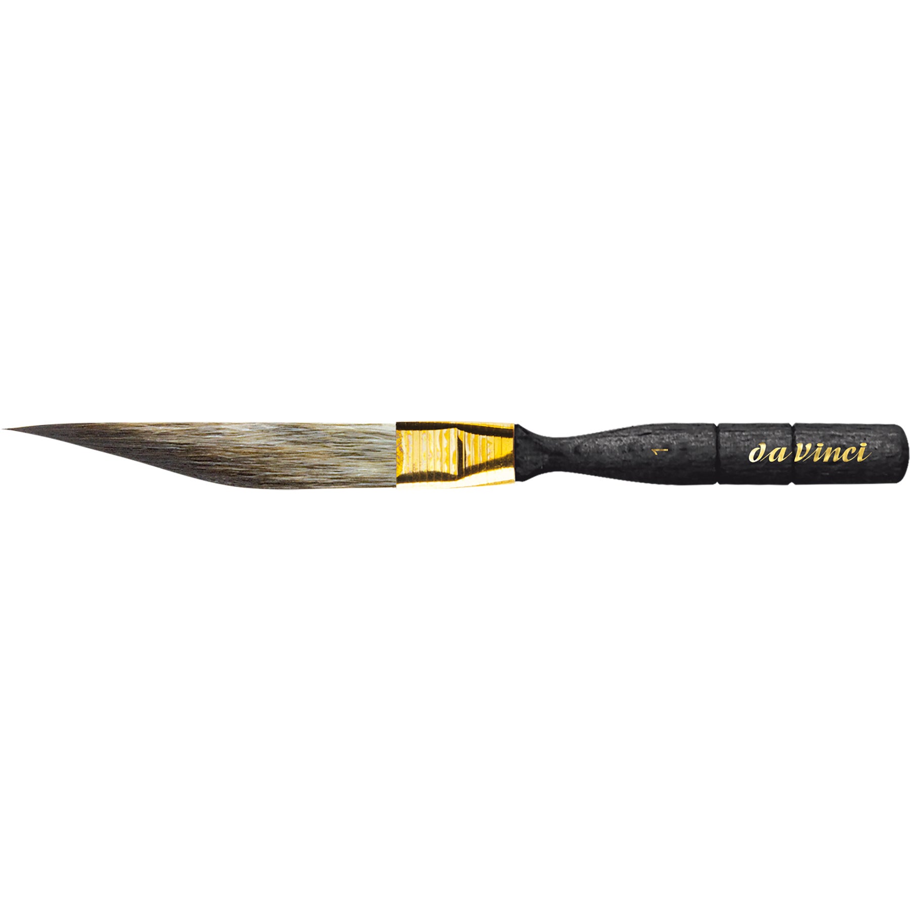 CASANEO Dagger Striper with Traditional Pinstriping Handle, Synthetic, Watercolor & Acrylic, Slant, Series 703, Size 1