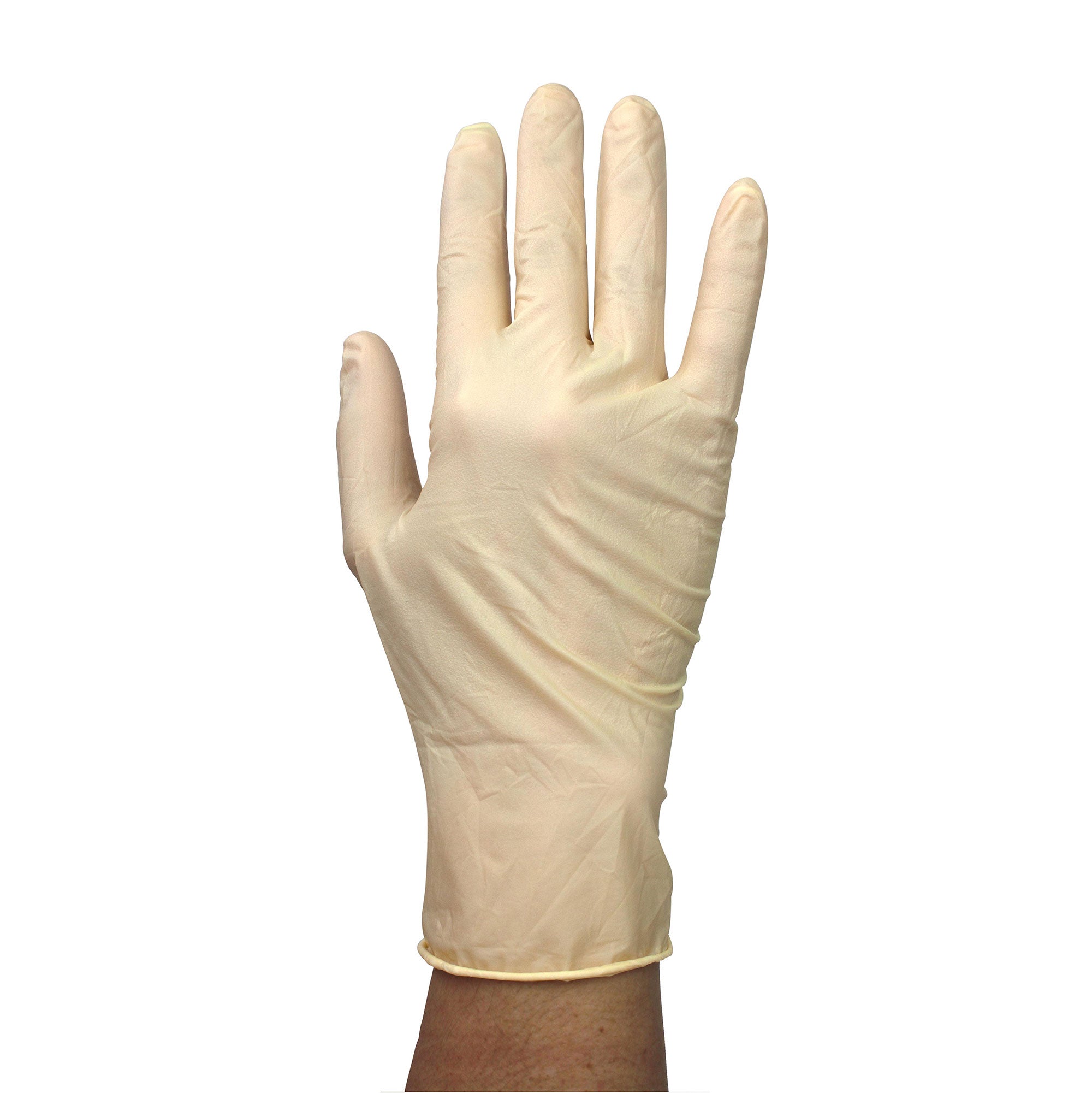 Sterile Latex Exam Gloves, Large, Powder-Free - 50 pairs per Box/8 boxes per Case