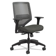 Ink Seat Color - Foam Seat Material - Charcoal Back Color - Mesh Back Material - Black Frame Color - Mid Back - 5-star Base - Armrest - 1 Each