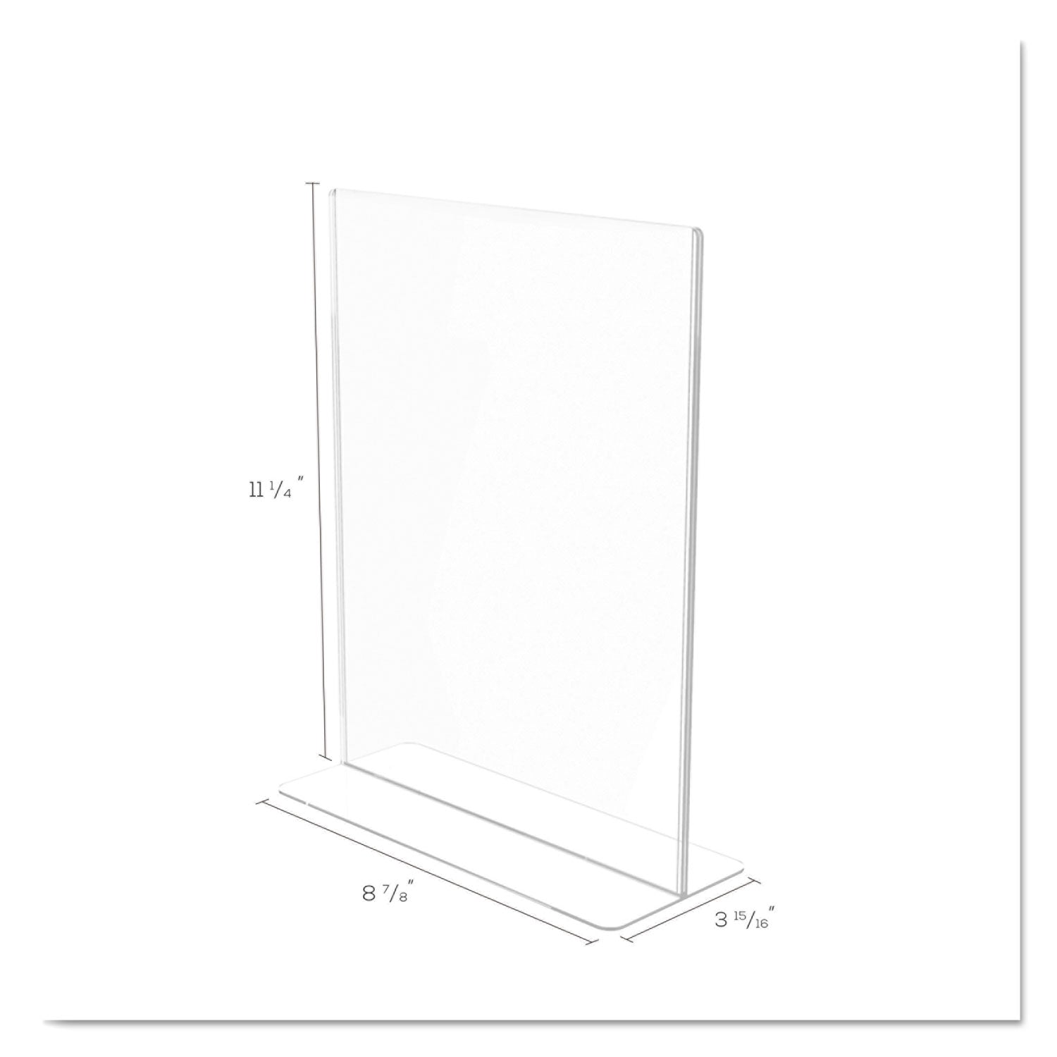 Support 8.50" x 11" Media - Plastic - Clear - 1 Each