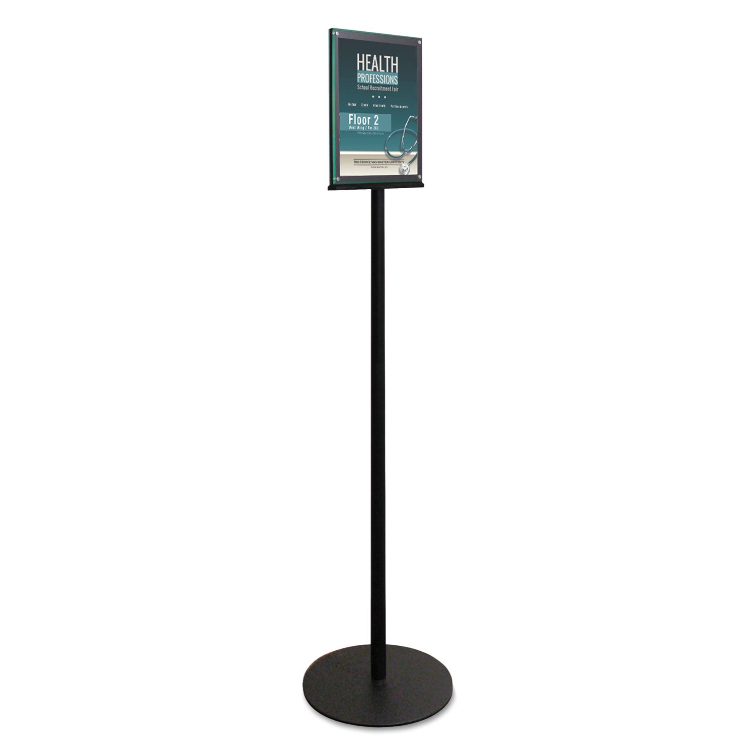 13" Width x 56" Height x 12.9" Depth - 8.50" Holding Width x 11" Holding Height - Magnetic - Indoor - Metal, Plastic - 1 Each