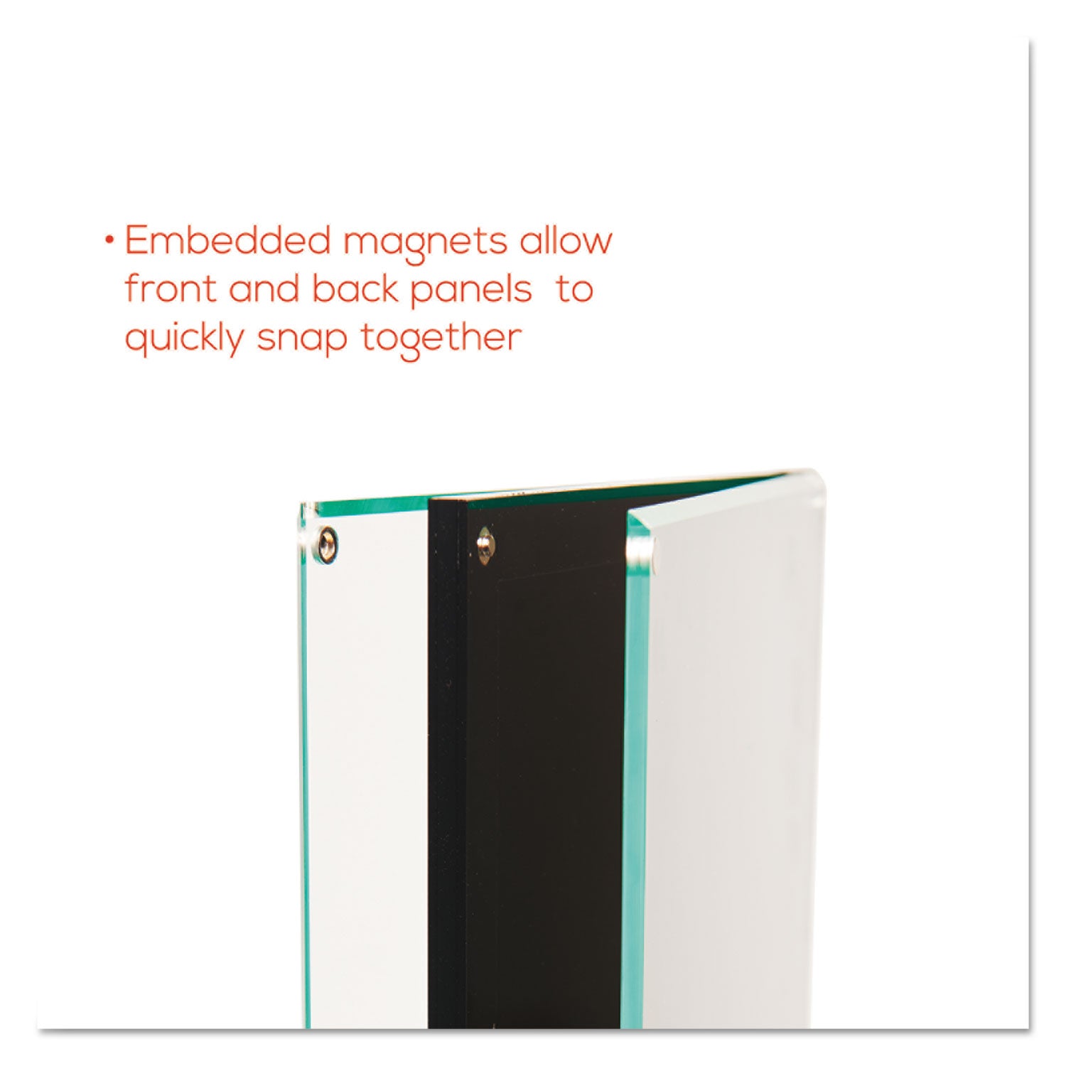 13" Width x 56" Height x 12.9" Depth - 8.50" Holding Width x 11" Holding Height - Magnetic - Indoor - Metal, Plastic - 1 Each