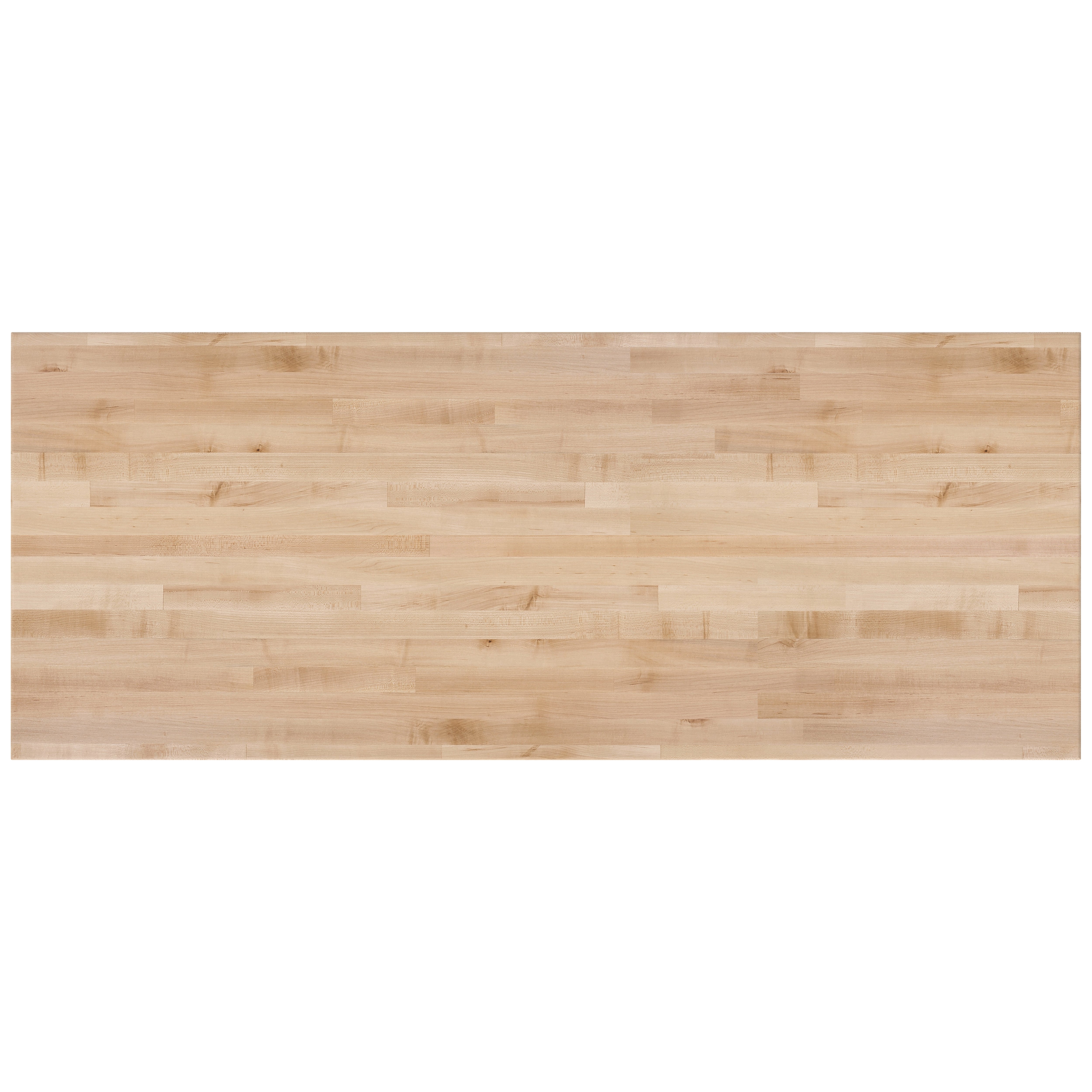 NPS® Aero-Lift Table, Wood Frame, 24" x 60", Butcherblock Top, Surface Color: Maple, Frame Color: Black (Optional Book Compartment Add On)