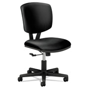 Black Seat Color - Bonded Leather Seat Material - Black Back Color - Bonded Leather Back Material - Black Frame Color - Low Back - 5-star Base - Black - 1 Each