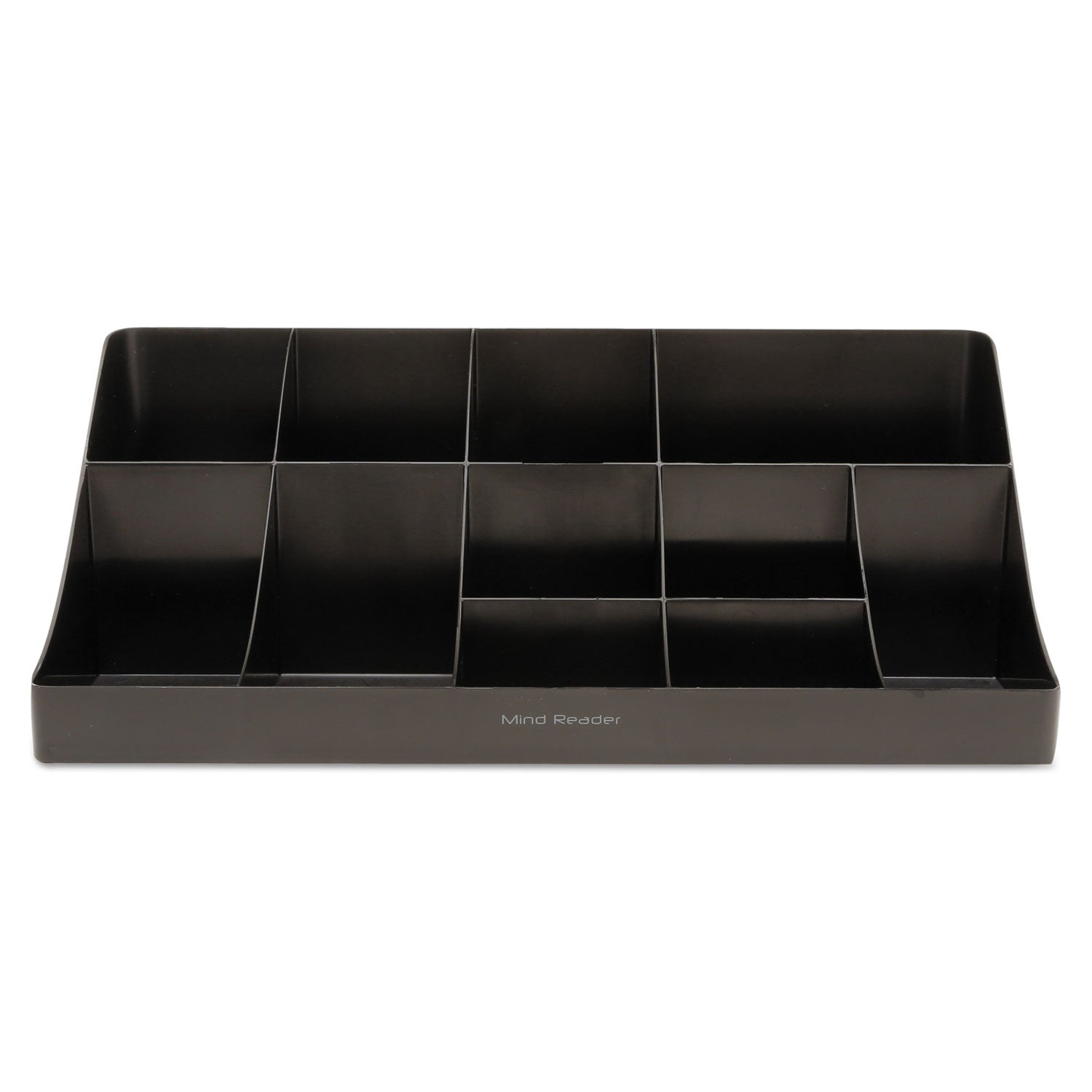 64 x Coffee/Tea Pod - 11 Compartment(s) - 9.80" Height x 18.90" Width x 6.60" Length - Easy to Clean - Black - Plastic - 1 Each