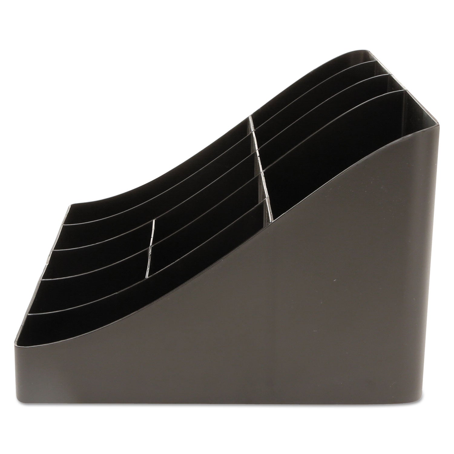 64 x Coffee/Tea Pod - 11 Compartment(s) - 9.80" Height x 18.90" Width x 6.60" Length - Easy to Clean - Black - Plastic - 1 Each