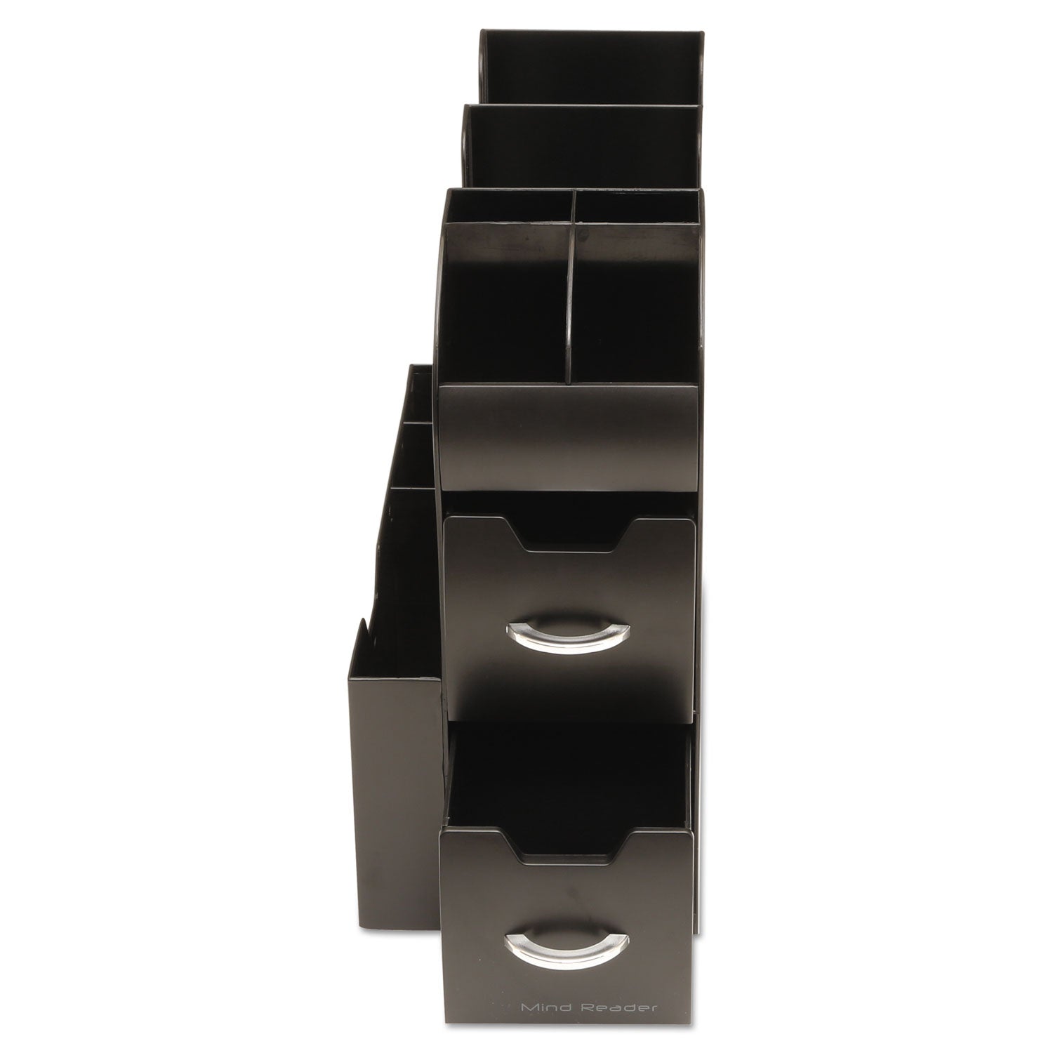 16 x Coffee/Tea Pod - 2 Drawer(s) - 12" Height x 6.50" Width x 11.75" Depth - Compact - Black - 1 Each
