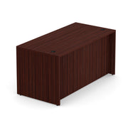 OfficeSource Laminate Desk Shell - 60"W x 30"D - Mahogany