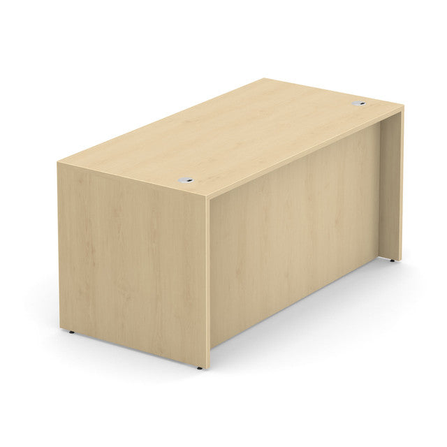 OfficeSource Laminate Desk Shell - 60"W x 30"D - Maple