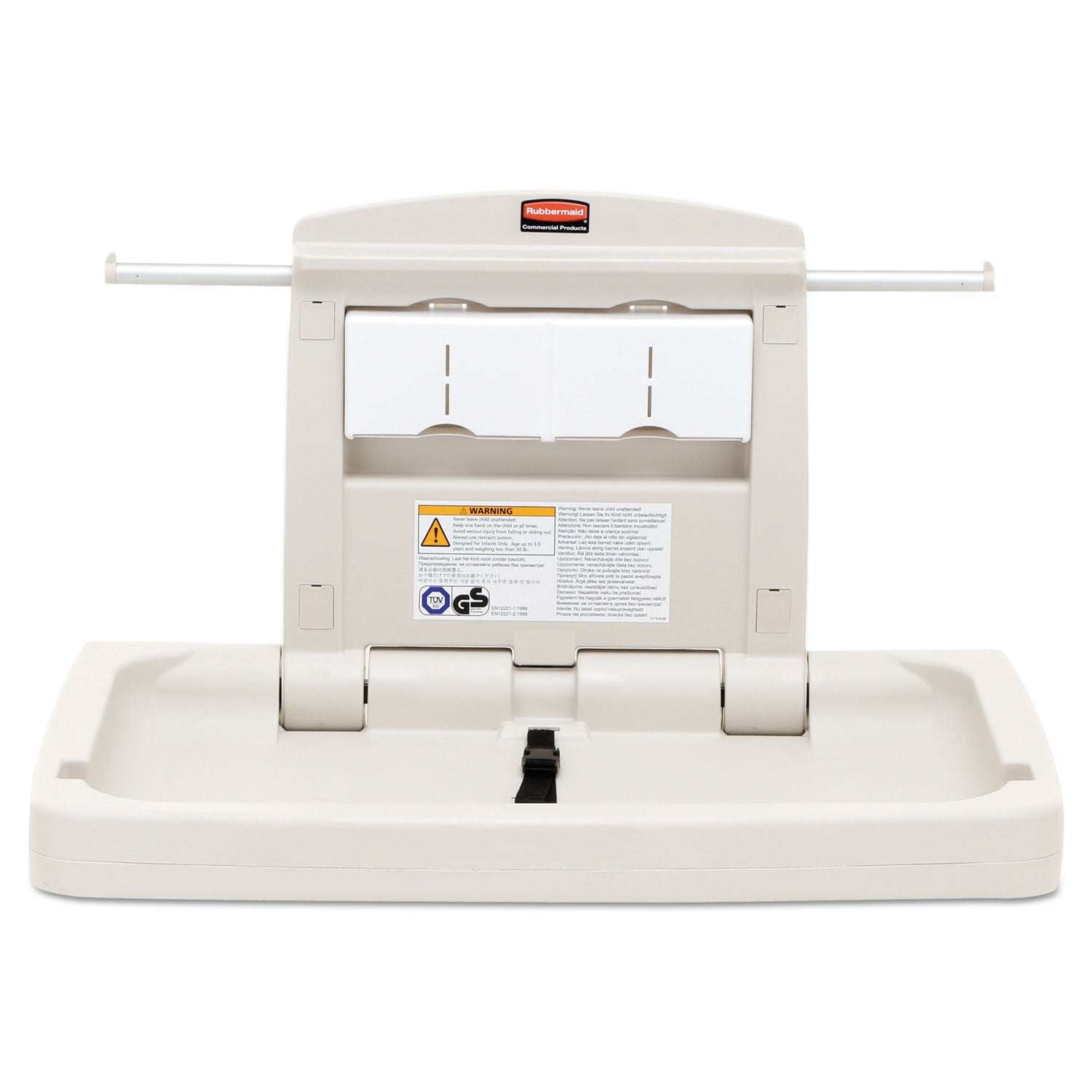 Rectangle Top - 50 lb Capacity - 21.50" Table Top Length x 4" Table Top Width - 33.25" Height - Assembly Required - Beige - 1 Each