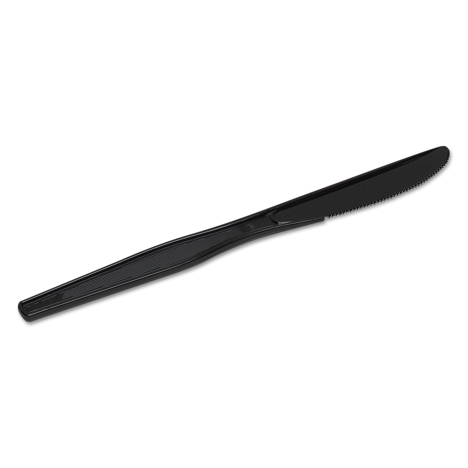 Dixie Medium-weight Disposable Knives by GP Pro - Black - 1 Carton
