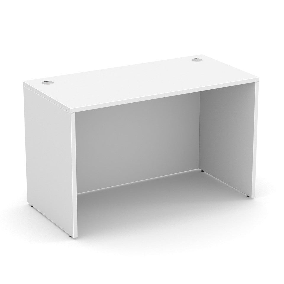OfficeSource Laminate Desk Shell - 60"W x 30"D - White