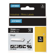 15/32" Width - Permanent Adhesive - Thermal Transfer - White - Vinyl - Water Resistant - Easy Peel - 1 Each