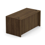 OfficeSource Laminate Desk Shell - 60"W x 30"D - Modern Walnut