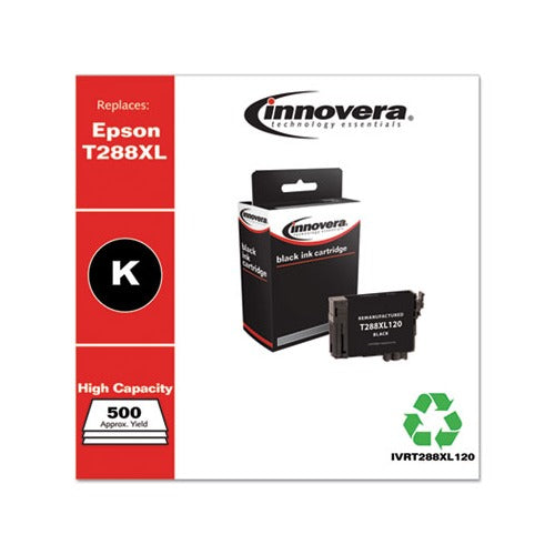 Innovera Remanufactured Alternative Ink for Epson® T288XL  Black (IVRT288XL120)