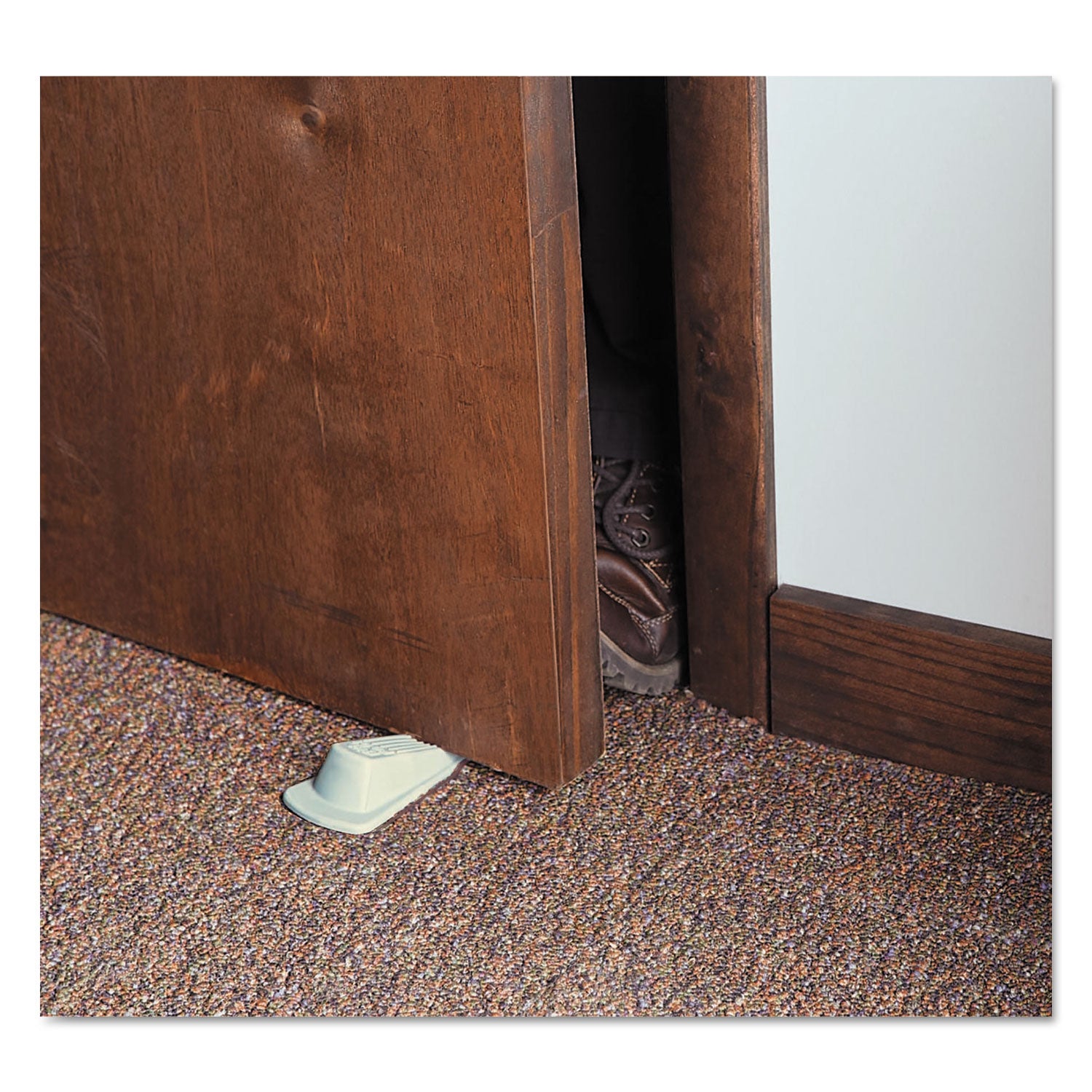 Non-skid Base, Prevent Scratches, Non-slip, Heavy Duty, Impact Resistant, Crush Proof - Rubber - 1.3" Height x 2.3" Width - Beige - 1 Each