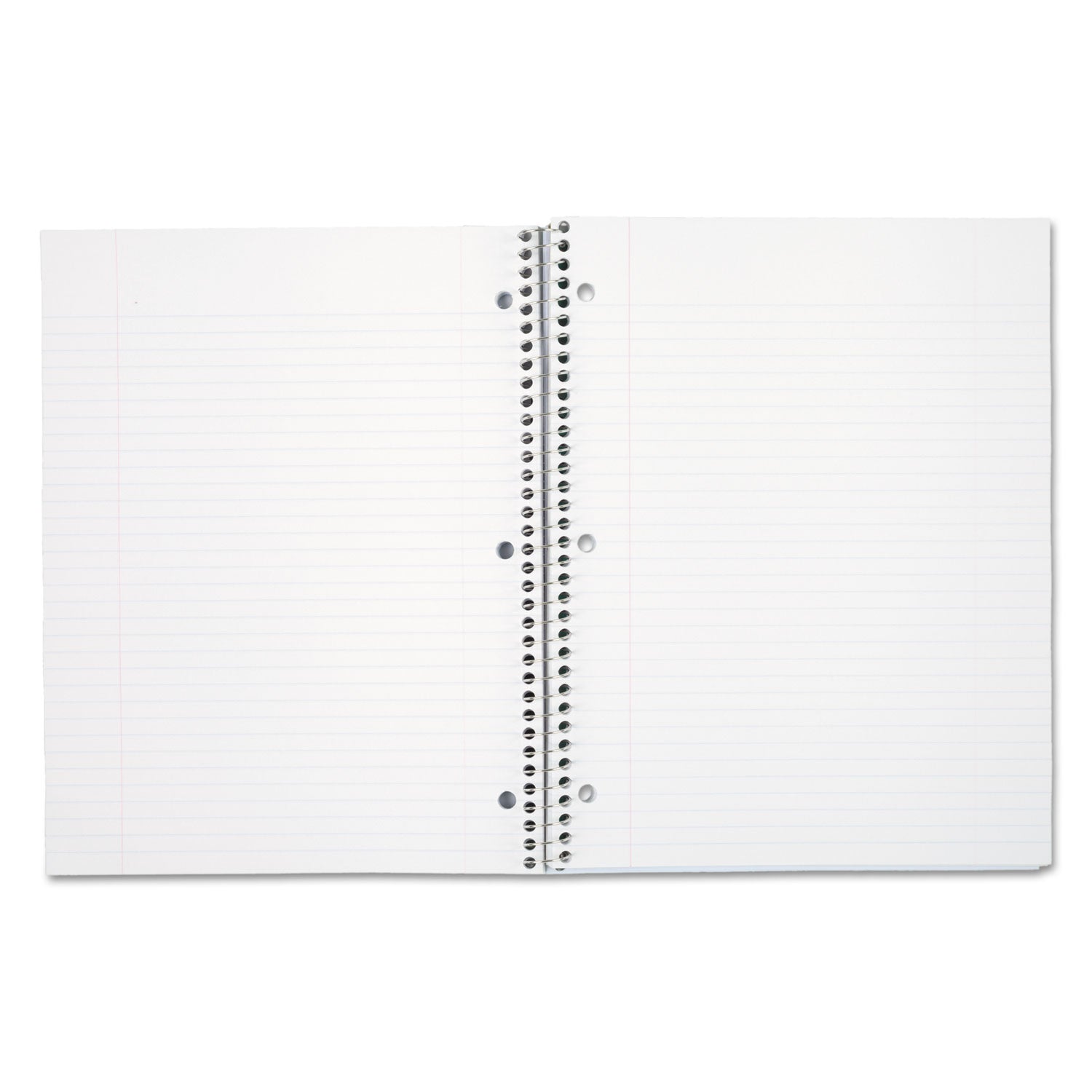 120 Sheets - Spiral - College Ruled Front Ruling - Letter - 8" x 11" Sheet Size - White Paper - Assorted Cover - Back Board - 1 Each