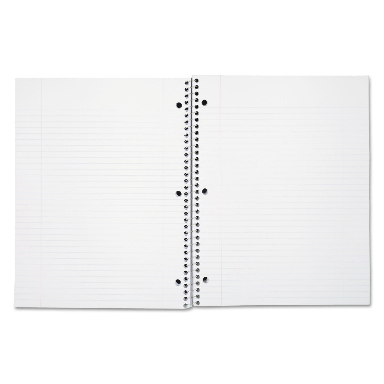 Mead One-subject Spiral Notebook - 100 Sheets - Spiral - College Ruled Front Ruling - 8" x 10 1/2" Sheet Size x 8" Width x 10.5" Length - White Paper - Back Board - 1 Each