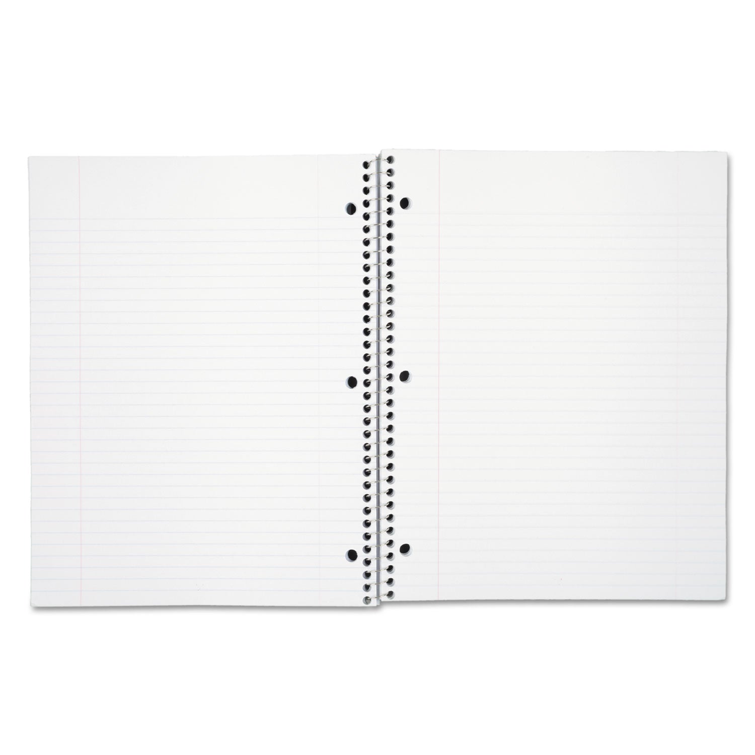 200 Sheets - Spiral - College Ruled Front Ruling - Letter - 8 1/2" x 11" Sheet Size - White Paper - Assorted Cover - Back Board, Heavyweight - 1 Each