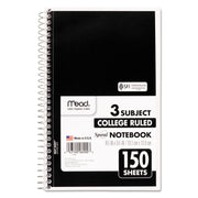 150 Sheets - Spiral - College Ruled Front Ruling - 5 1/2" x 9" Sheet Size - Assorted Paper - Heavyweight Cover - Back Board - 1 Each