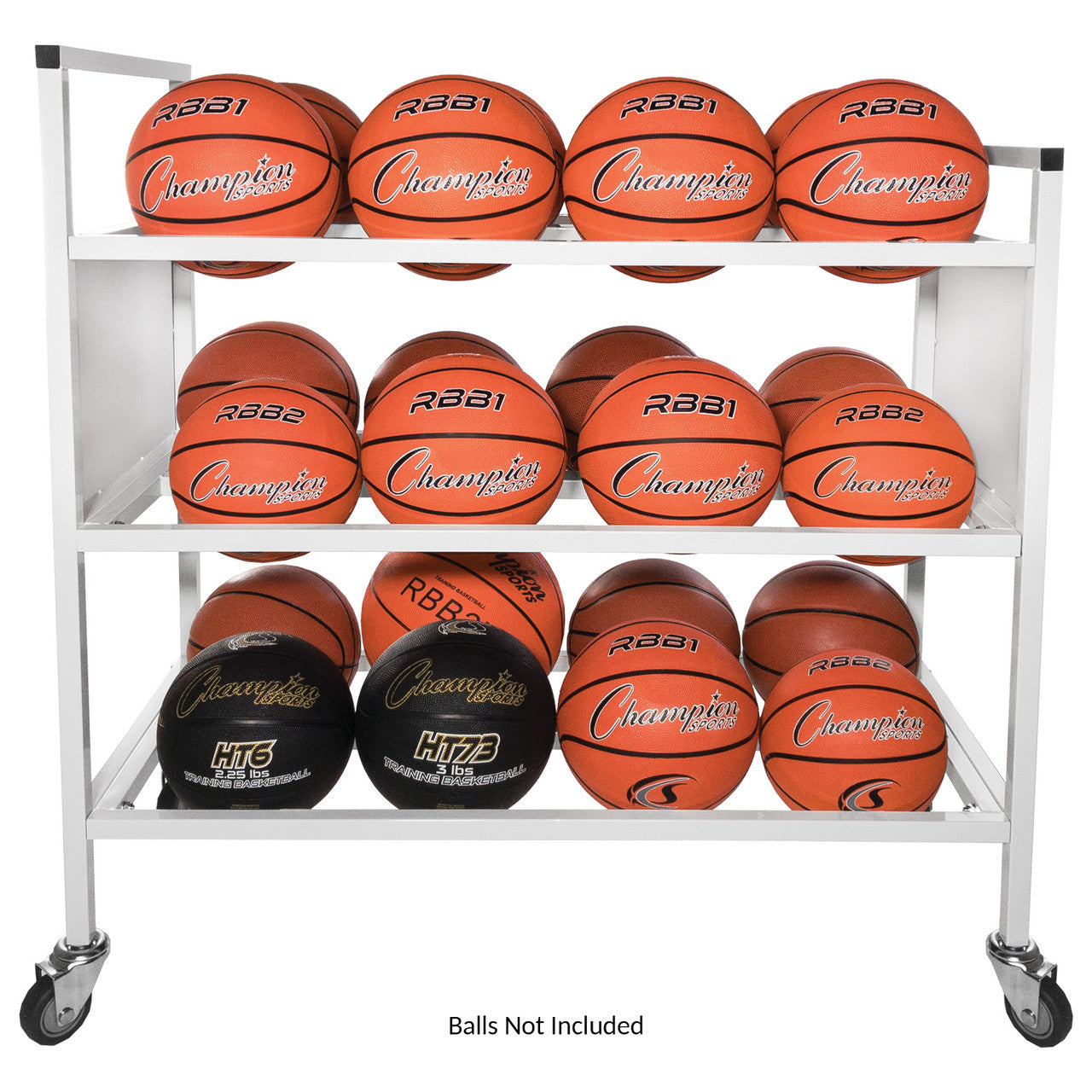 24 Ball Double Wide Ball Cart