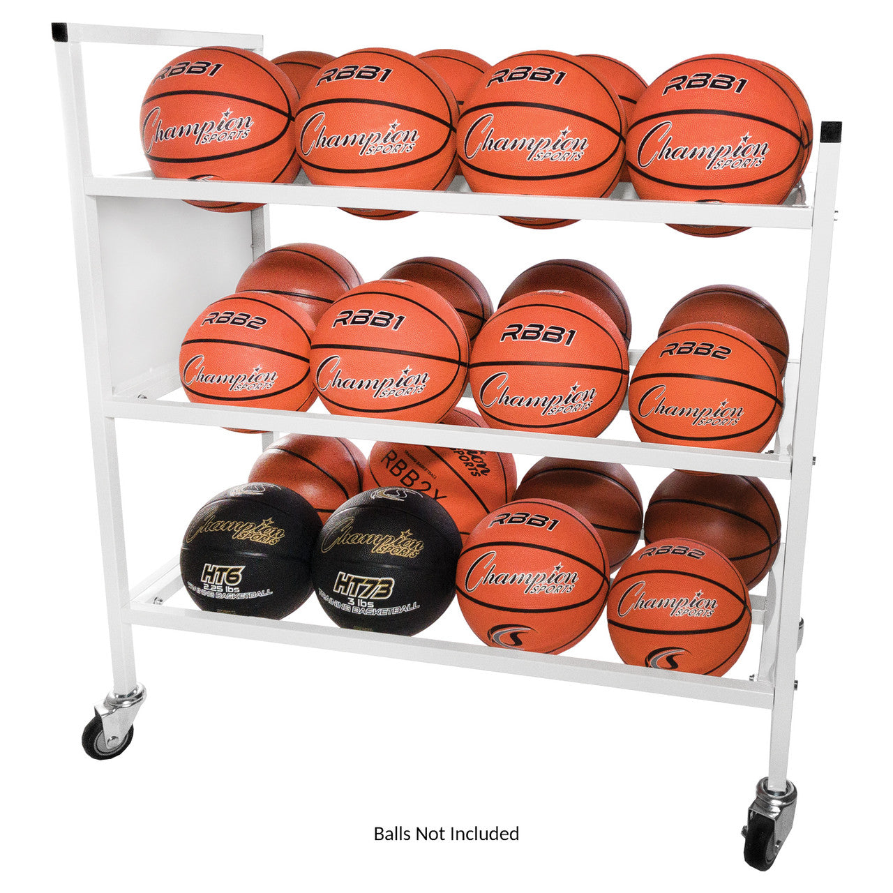 24 Ball Double Wide Ball Cart