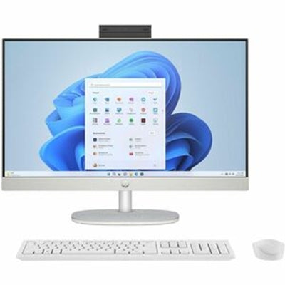 HP 24-cr0000a 24-cr0109 All-in-One Computer - Intel Core i5 13th Gen i5-1334U - 8 GB - 1 TB PCI Express NVMe SSD - 23.8&amp;quot; Full HD - Desktop - Shell White - Refurbished
