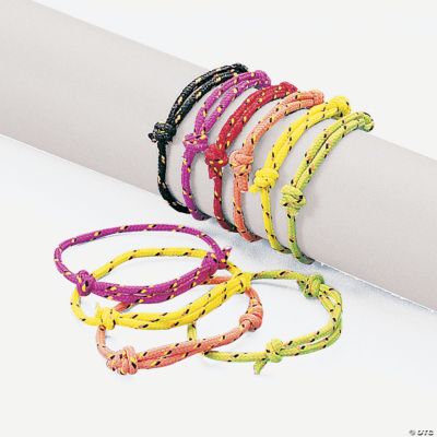 Friendship Rope Bracelets - 72 Pieces