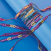 Woven Friendship Bracelets - 12 Pieces