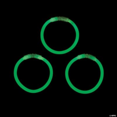 Green Glow Bracelets - 50 Pieces