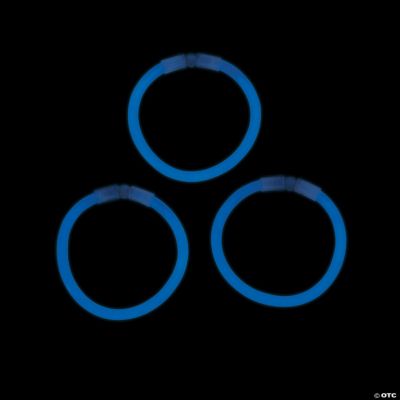 Blue Glow Bracelets - 50 Pieces