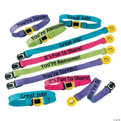 Friendship Club Encouragement Bracelets - 12 Pieces
