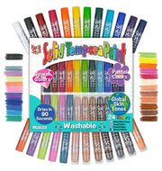 NEW! Kwik Stix Tempera Paint 24 Pack Global, Pastel, Jewel Tones