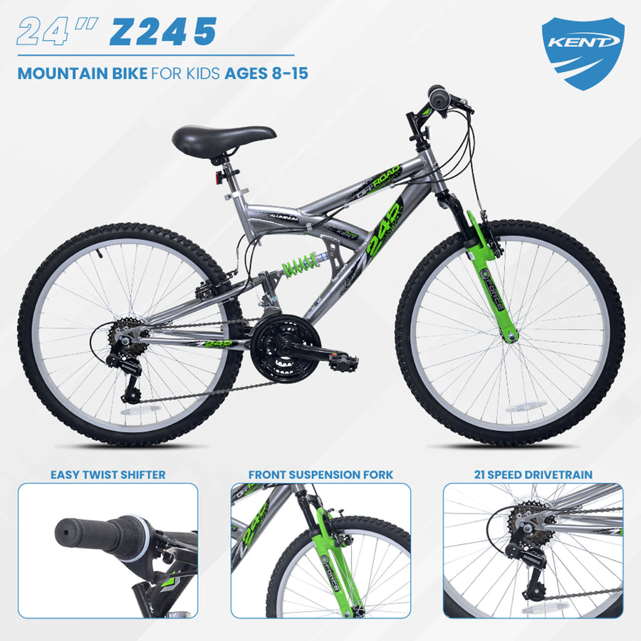 24” Kent Z245 ,Gray/Green