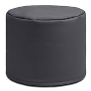 Jaxx Mallo Modular Pouf Classroom Bean Bag Seat, Premium Vinyl - Black