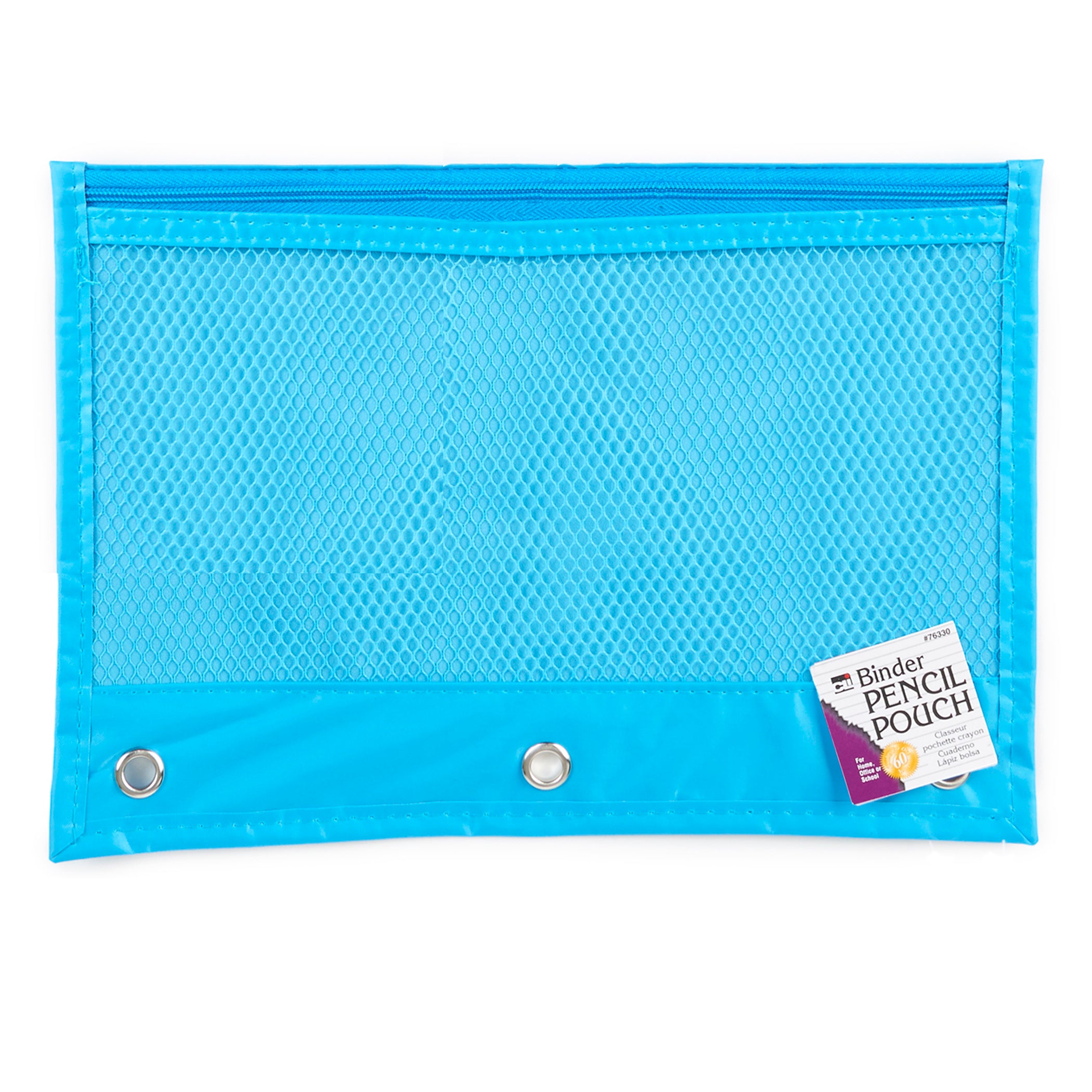 Pencil Pouch, Assorted Colors, 7" x 10", Set of 24