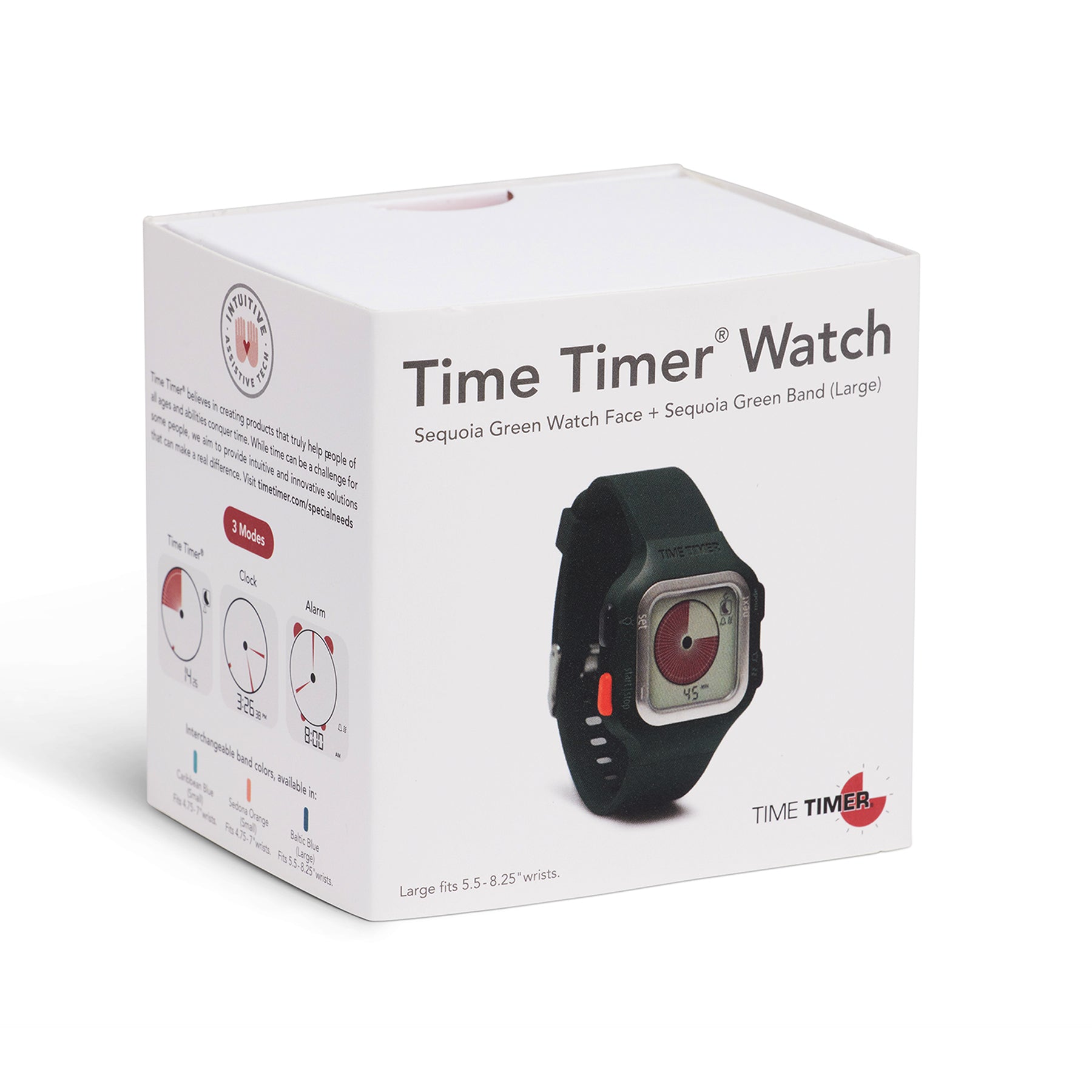 Time Timer Watch, Large, Sequoia Green