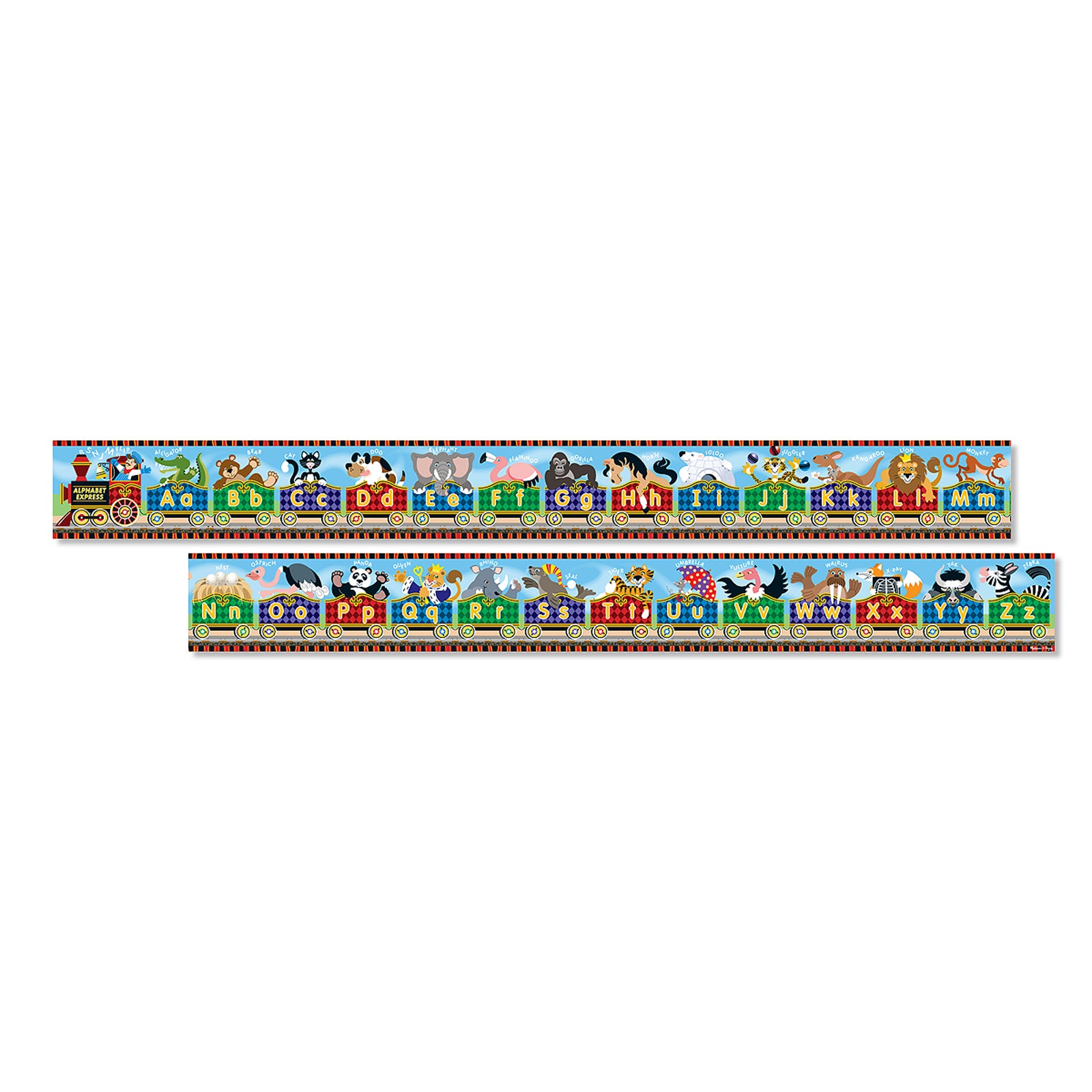 Alphabet Express Floor Puzzle, 10' x 6-1/2", 27 Pieces