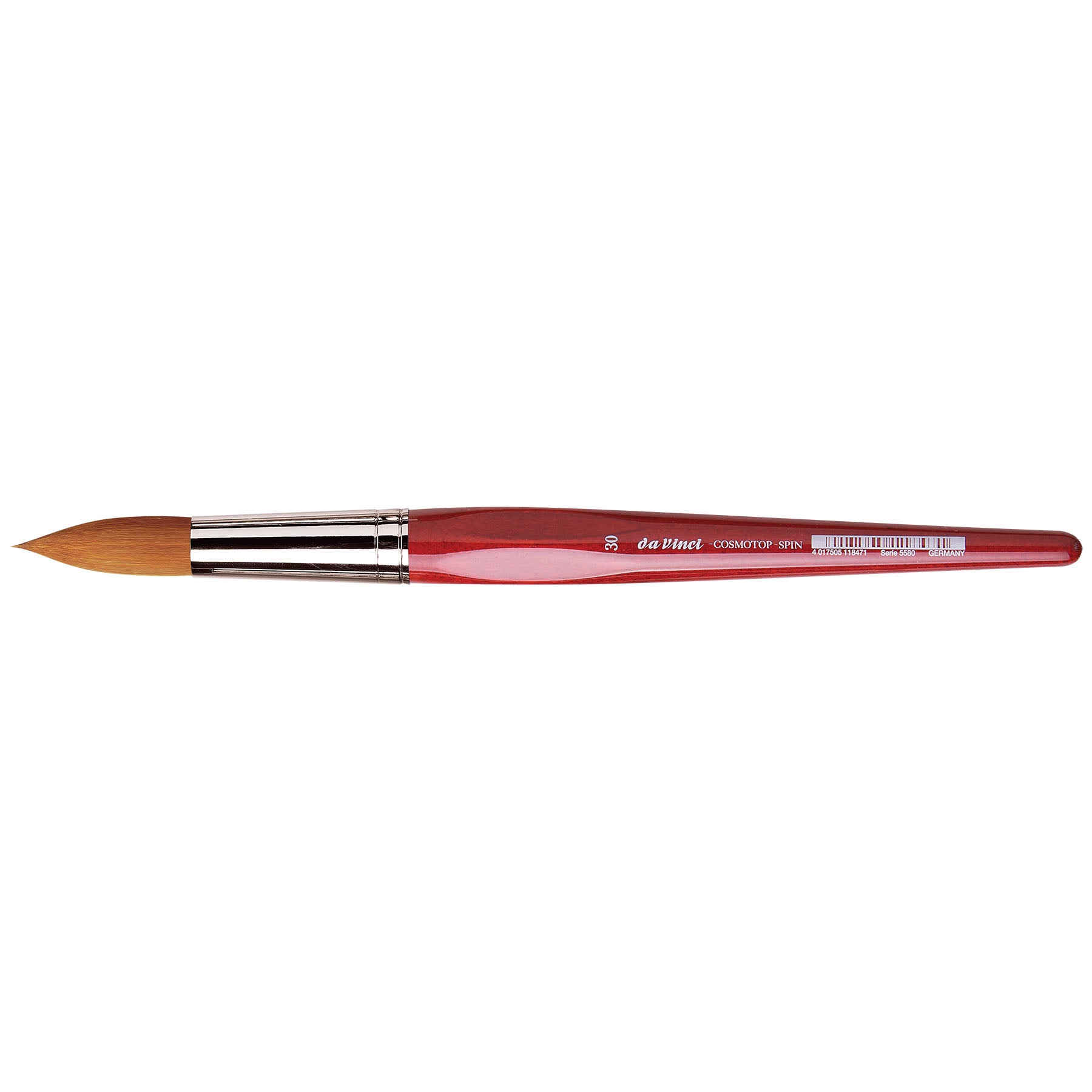 COSMOTOP-SPIN Silkpainting Brush, Synthetic, Watercolor, Round, Size 30