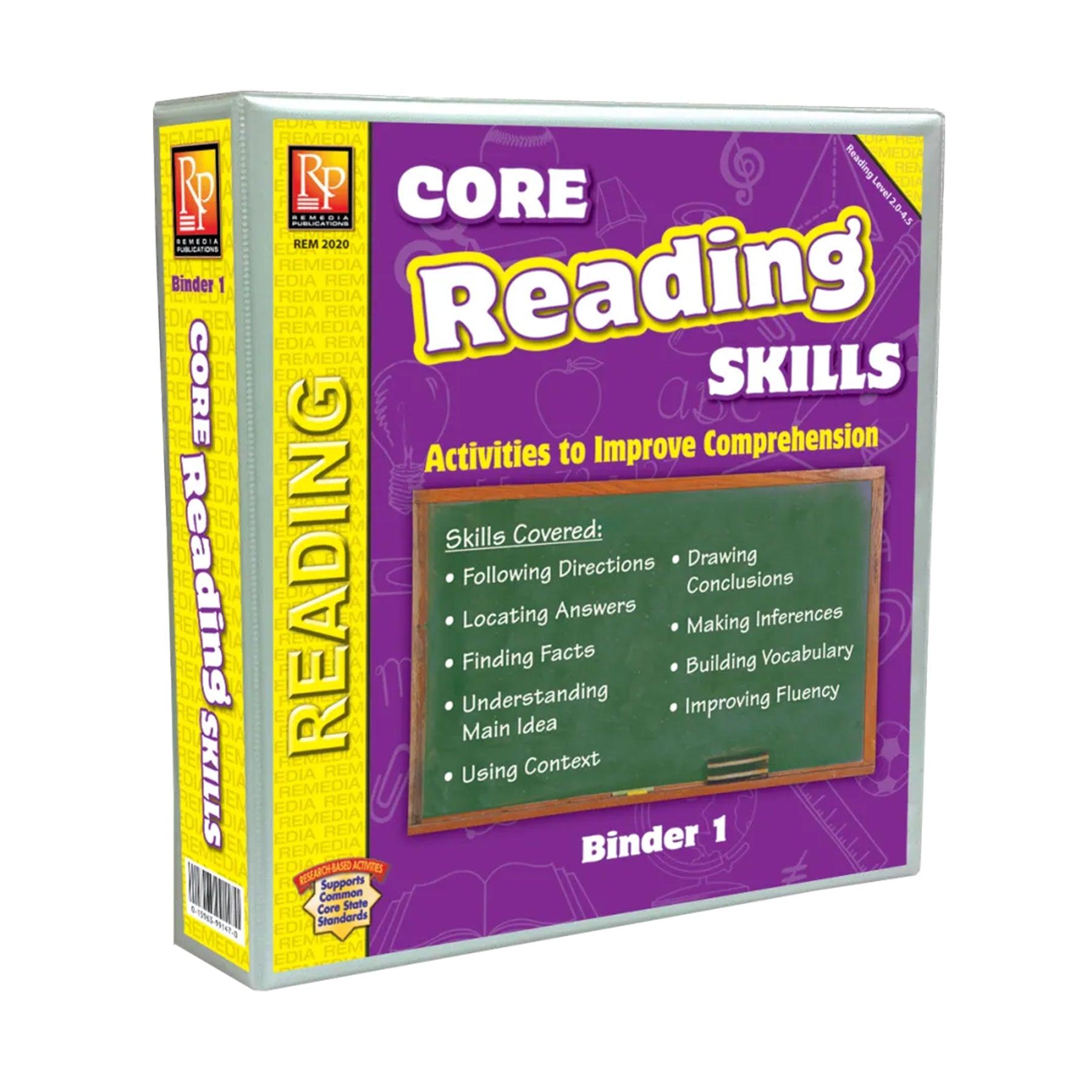 Core Reading Skills Program: Binder 1