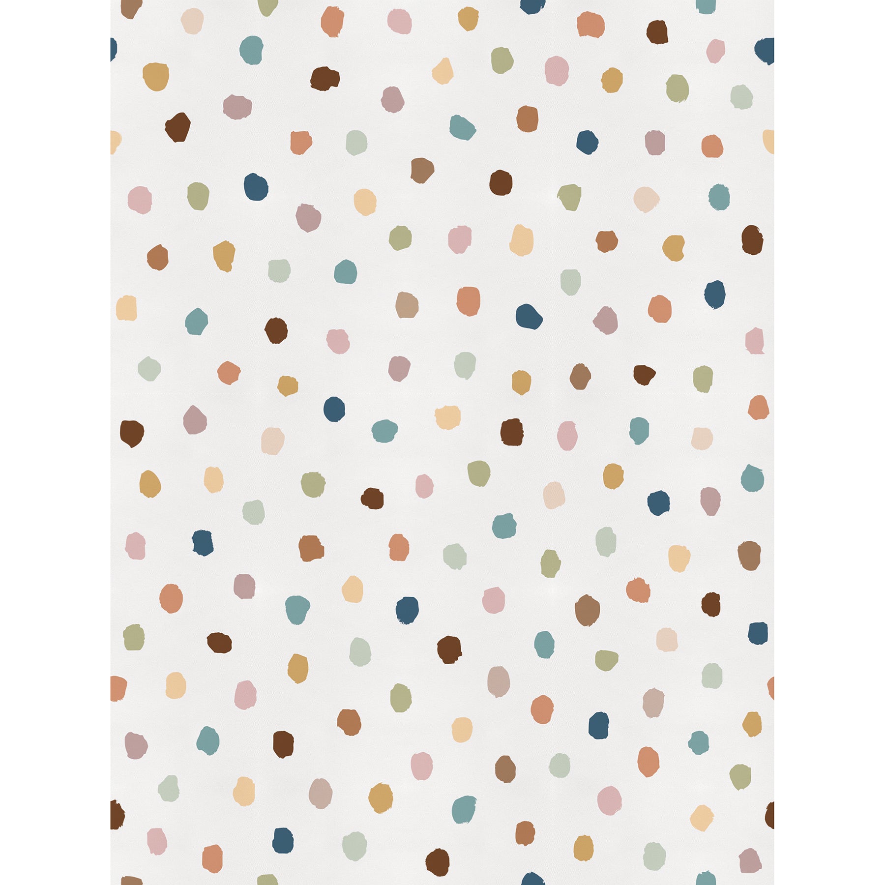 Everyone is Welcome Painted Dots Creative Class Fabric, 48 Inch x 3 Yards